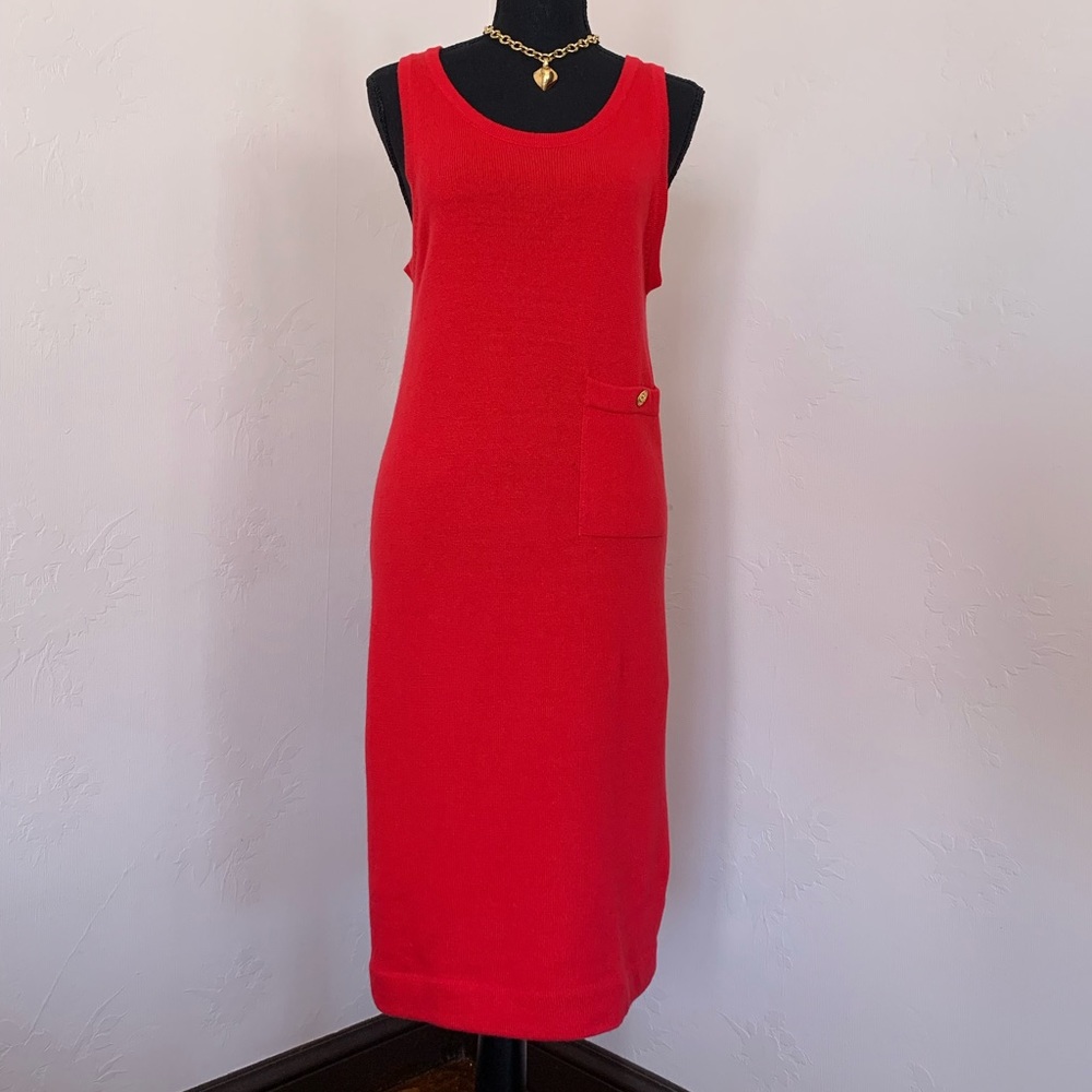 Chanel vintage cashmere dress.